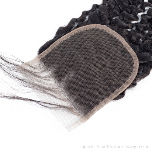 Cheap HD Swiss Lace Closure Human Hair 4x4  HD Brazilian Hair Closure  With Hd Swiss Lace Closure